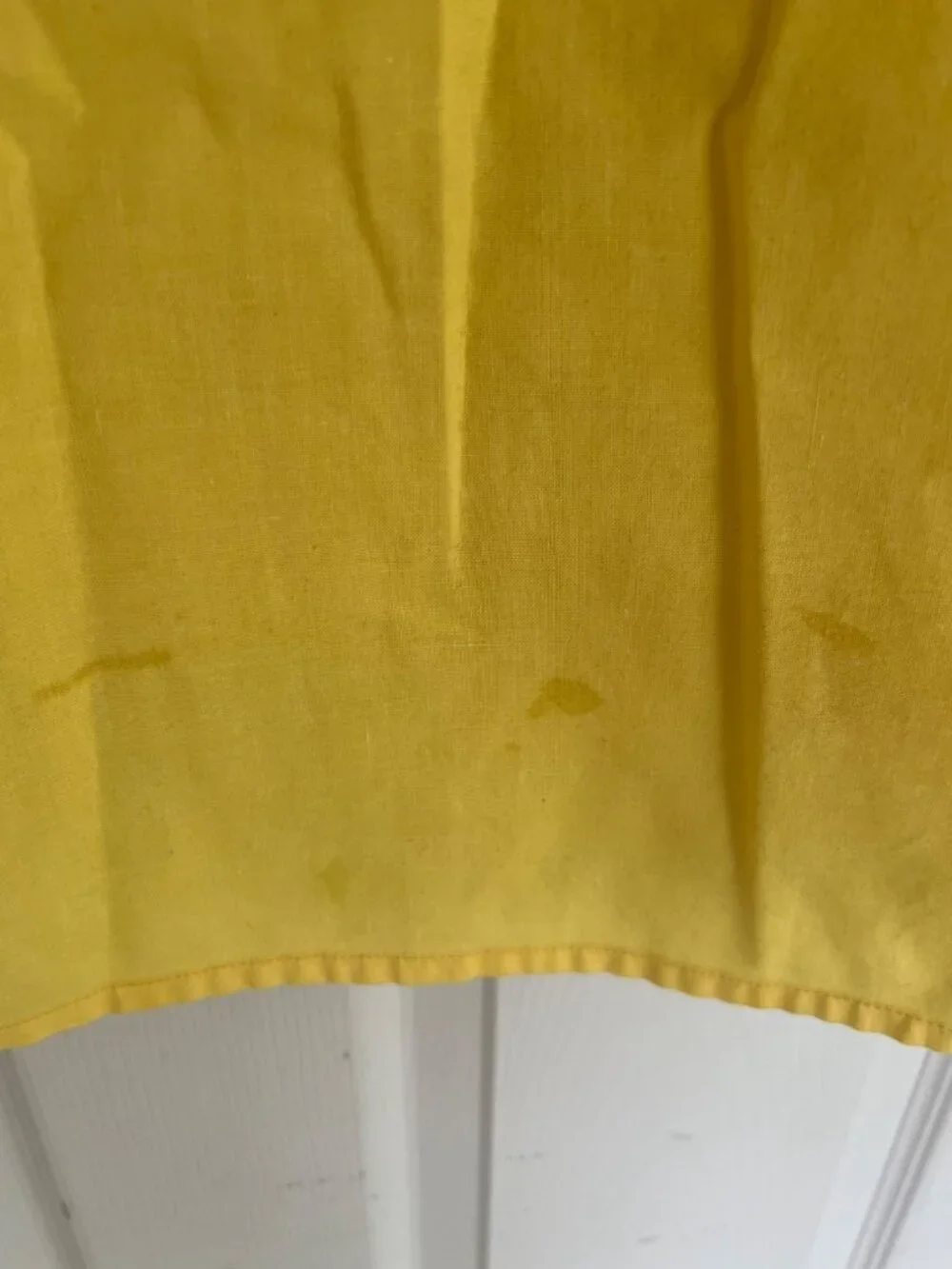 Vintage Electricity Surf City Yellow Short Sleeve Button Down Shirt Men's 80s - Picture 8 of 13